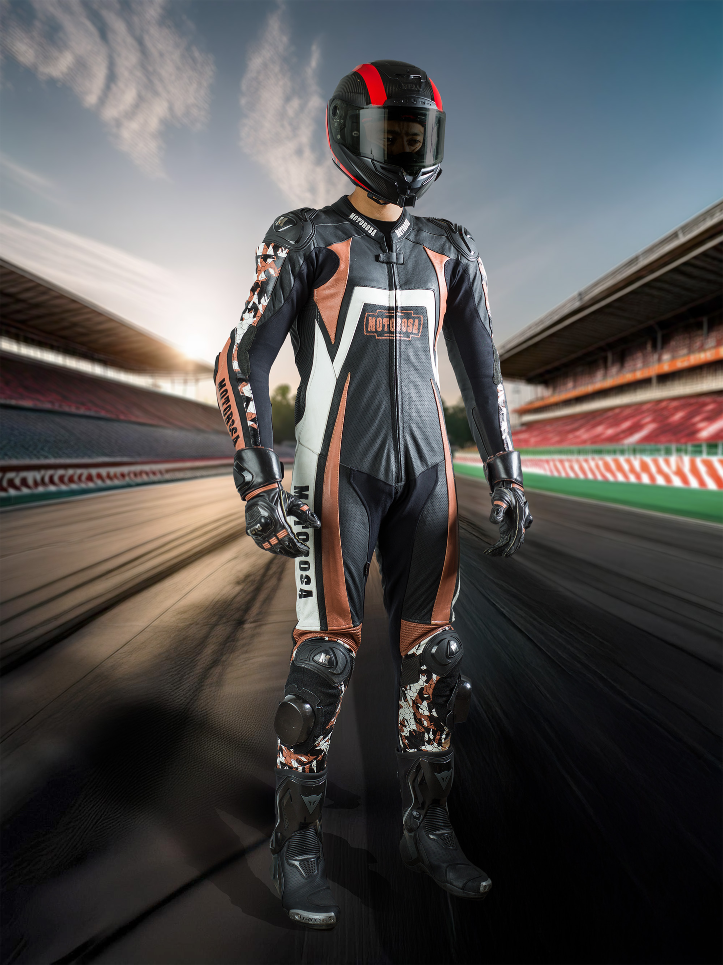 Custom Motorosa Race Line Suit
