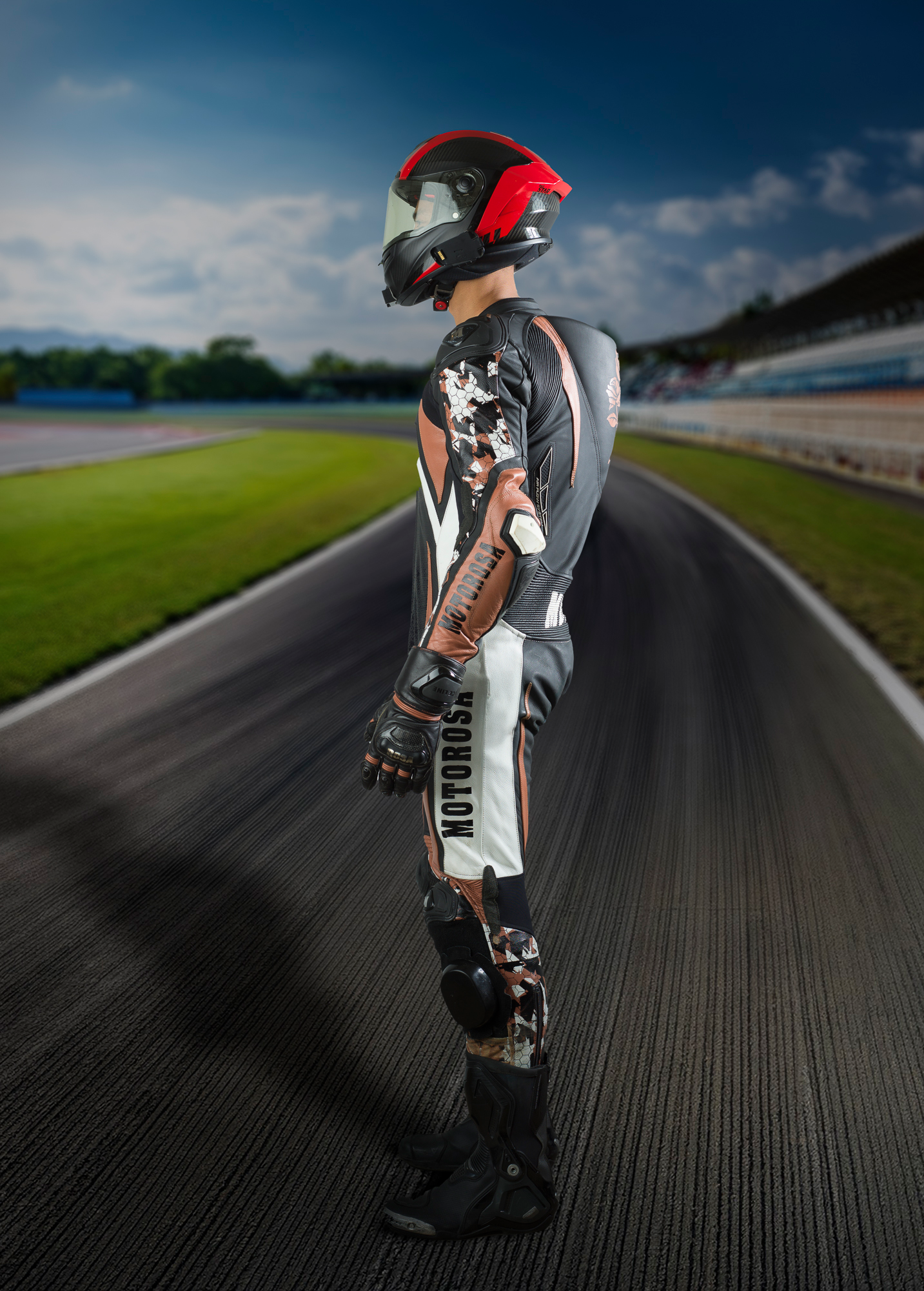 Custom Motorosa Race Line Suit