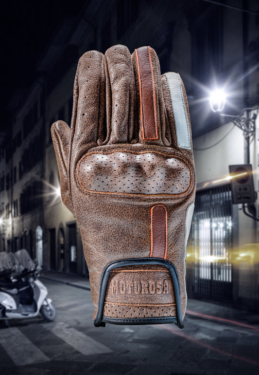 Motorcycle Gloves Cafe Style