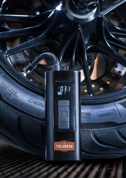 Motorcycle Tire Compressor with Digital Display