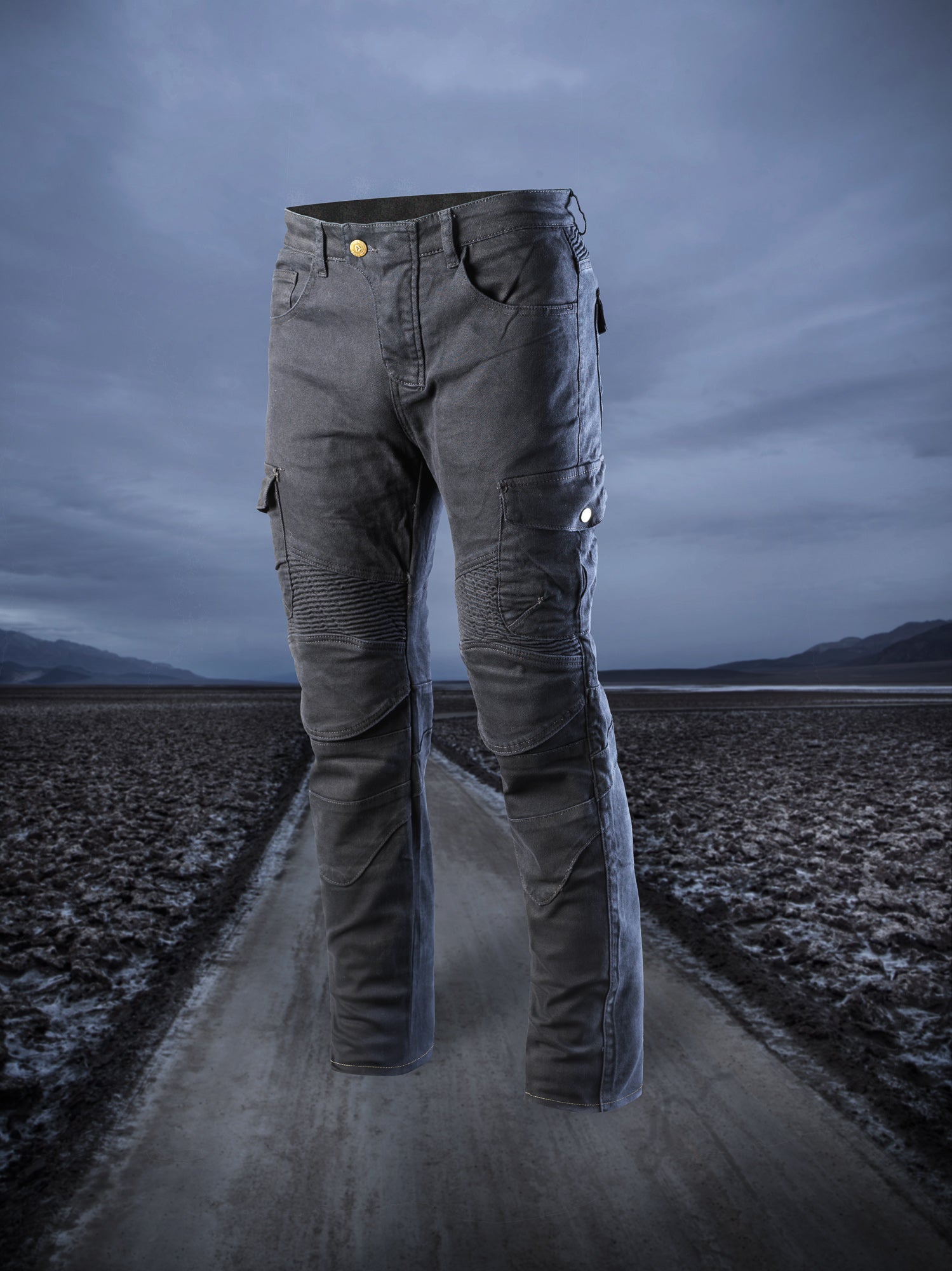 Black Coyote Armored Motorcycle Pants